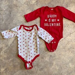 Valentines Day long sleeve bodysuit bundle